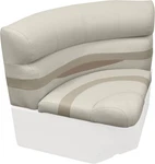Wise BM11028-1066 Premier Pontoon 28" Corner Seat Cushion Set, Stone/mocha Java/. Fixed Price $275.00.
