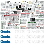 Complete Decal Kit For Genie GS-2632 Scissor Lift GS2632 Stickers Made In Usa!. Fixed Price $169.95.