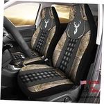 Howilath Pattern Front Seat Cover 2 Pcs, Universal Vehicle Forest Deer. Fixed Price $45.50.