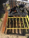 New Forklift Forks 5X2X42, Mast Guard, Cylinder, One Lot. Fixed Price $1000.00.