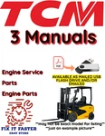 Tcm FG25W3 Forklift Engine Service Repair Parts Manual Pdf On Usb. Fixed Price $35.00.