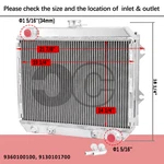 3-ROW Core Forklift Radiator Mcfa Caterpillar Mitsubishi FG15 FG25 FG30 GP25. Fixed Price $199.00.