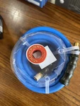 Blubird BB3825 3/8" X 25' Blue Lightweight Polyester Braided Air Hose. Fixed Price $31.50.