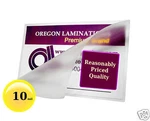 Hot Mil Laminating Pouches Credit Card Size 2-1/8 X 3-3/8 100/PACK Clear. Fixed Price $18.32.