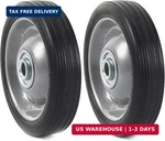 Ar-pro (2-PACK 5" X 1.2" Flat Free Solid Rubber Wheel Assemblies Replacement. Fixed Price $32.05.