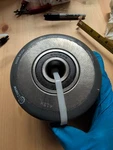 Source Forklift Loader Wheel Heavy Duty HYS458R-XL, Gray. Fixed Price $40.00.