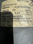 570-363/451 Raymond Power Steering Motor Rebuilt Outright. Fixed Price $500.00.