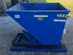 1/2 Cu. Yard Vestil Heavy Duty H-50-HD Self Dumping Hopper W/bumper. Fixed Price $750.00.