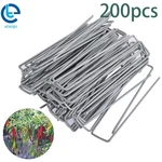 11 Gauge 6" Landscape Staples Garden Stakes Galvanized Sod 200 Pack. Fixed Price $19.65.