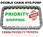 Toyota 4Y Chain 13506-78150-71 13506-UB030 13506-UB010 Brand New CR004 Taiwan. Fixed Price $38.50.