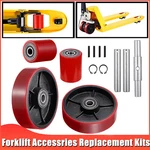 Pallet Jack Lift Truck Steer Load Wheels Replacement Kits Full Set With Bearings. Fixed Price $57.99.