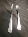 Atlas Stainless Flatware AAS3 Dinner & Salad Fork 7.5" Mcm Usa Lot Of 2 Vintage. Fixed Price $8.79.