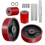 Pallet Jack Wheels Kit 20MM Id Bearings 7"X2" Steer 3-9/16"X2-15/16" Load. Fixed Price $99.99.