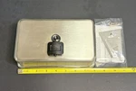 0345 ASI174; Stainless Soap Dispenser Horizontal. Fixed Price $30.00.