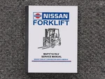 Nissan MAP1F1A15LV Forklift Shop Service Repair Manual. Fixed Price $114.05.