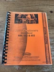 Allis Chalmers 652 653 655 Diesel Crawler Service Manual AC-S-650,52,53. Fixed Price $60.00.