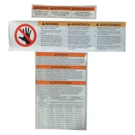 Dayton MH4WYT104G Fork Truck Booms Label Kit 34UY01. Fixed Price $13.23.