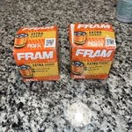 2 Pack Fram Extra Guard PH3614, 10K Mile Change Interval Spin-on Oil Filter. Fixed Price $22.95.