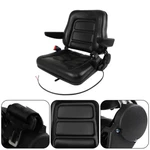 Universal Fold Down Forklift Seat W/ Armrest Safety Belt Excavator Tractor New. Fixed Price $70.97.