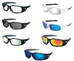 Mcr Crews Swagger SR1 Safety Sporty Sunglasses, Ansi Z87.1. Fixed Price $79.00.