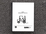 Clark C25CL Forklift Truck Owner Operator Manual User Guide. Fixed Price $120.40.