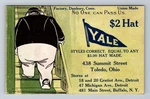Toledo Oh-ohio, Yale Hats, No One Can Pass Us, Advertising Vintage Postcard. Fixed Price $9.99.