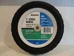 New Arnold 7" X 1.50" Steel Wheel, 55 Lb. Load Rating 750-GO. Fixed Price $14.49.