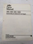 Cascade Parts Manual List Book 30D 40D 55D 100D 1982 Forklift Sideshift Carriage. Fixed Price $21.00.