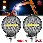 4" Round Led Flood Lights For Caterpillar Construction Equipment Work Lamp. Fixed Price $27.99.