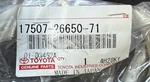 Toyota Oem Tailpipe Assembly 17507-26650-71. Fixed Price $275.00.