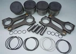 Nippon Racing Mitsubishi Jdm Dsm 2G 4G63T 7 Bolt Pistons Scat Rods Arp Std 85MM. Fixed Price $569.95.
