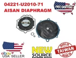 Diaphragm Kit 04221-U2010-71 Toyota 8 Series For Aisan Service RR035 Taiwan. Fixed Price $115.00.