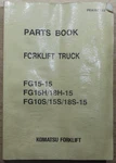 Komatsu FG15-15 FG15H-15 FG18H-15 FG10S-15 FG15S-15 FG18S-15 Parts Manual. Fixed Price $59.99.