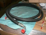 Eaton Aeroquip Hydraulic Hose 115" Length 3000PSI 0.875. Fixed Price $25.00.