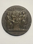 Lord And Taylor Centennial Commemorative Medallion, Rim Dings. Fixed Price $81.95.