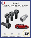 Farad Starlock Black Anti Theft Wheel Lug Nuts Audi A3 Iii (8V) 2012-2020. Fixed Price $49.04.