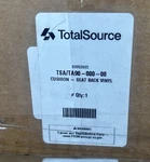 Total Source Seat Cushion Back Vinyl Tsa / 90-000-00 P10022. Fixed Price $49.99.