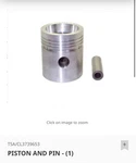Clark Forklift Piston & Pin (1) Std 3739653 Perkins Engine (new). Fixed Price $153.00.