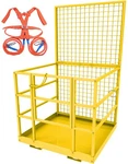 Yitamotor 43"X45" Forklift Safety Cage, 1400LBS Man Basket Work Plat.... Fixed Price $475.84.