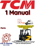 Tcm FD25T13 Forklift Parts Manual Pdf On Usb. Fixed Price $25.00.