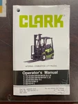 Clark Forklift English Operator's Manual OM-763 #8066391 C15-C80. Fixed Price $70.00.
