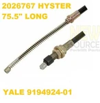 2077245 2077119 2026767 2021599 Hyster 919492401 Yale Brake Cable 75.5" Long. Fixed Price $16.80.