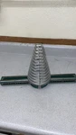 Crown Industrial 2104 Single Phase Head With Base, For Coil Winding. Fixed Price $500.00.