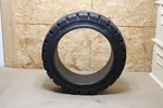 Solideal Pon 550 Magnum Press-on Rubber Forklift Tire 18X6X12-1/8 Treaded. Fixed Price $190.99.