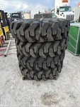 Set Of 14.00-24 Telehandler Tires 10 Lug Solidboss 8.50-24 Grip. Fixed Price $12345.00.