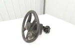Hyster 8808585 Forklift Steering Wheel & Bracket Assembly Removed From E80XN. Fixed Price $154.99.