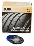 Kex KX-5102 Universal Medium Round Reinforced Tire Repair Patch 2-1/4 100PK. Fixed Price $45.99.