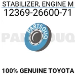 123692660071 Genuine Toyota Stabilizer, Engine M 12369-26600-71. Fixed Price $155.20.