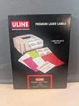 Uline S-3846 Premium Laser Labels 4"X5" White, Open Box 1 Used, 399 Total. Fixed Price $20.99.