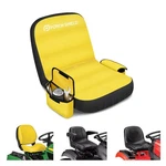 Porch Shield Waterproof Tractor Seat Cover For Riding Lawn Mower, 15", Black/yel. Fixed Price $38.22.